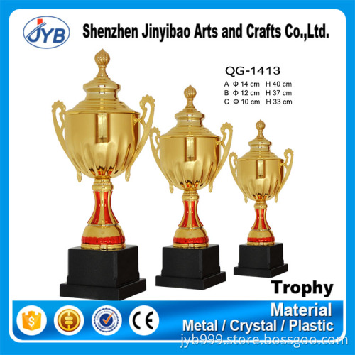 New plastic gold plated trophy for sale